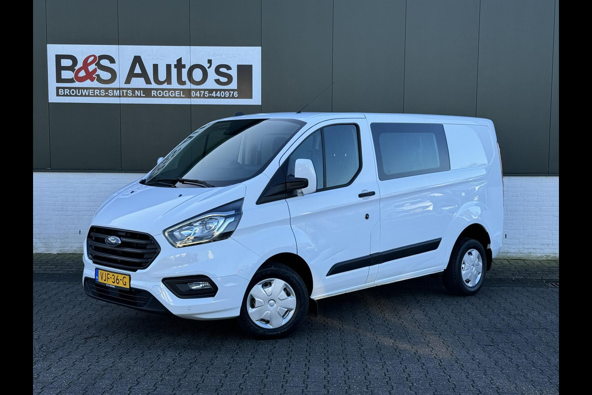 Ford Transit Custom 280 2.0 TDCI L1H1 Dubbele cabine Cruise Airco Verwarmde voorruit en stoelen Pdc