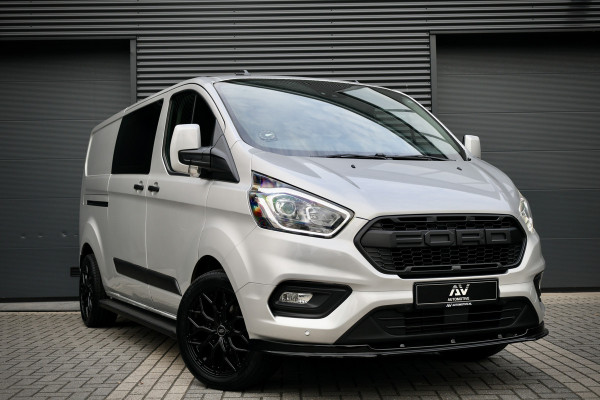 Ford Transit Custom 300 2.0 TDCI L2H1 DC Dubbel Cabine | Camera | CarPlay | Raptor Edition | Lane Assist | Stoelverwarming | Trekhaak | 6-Zitter | Nieuwe APK | Onderhoudsbeurt