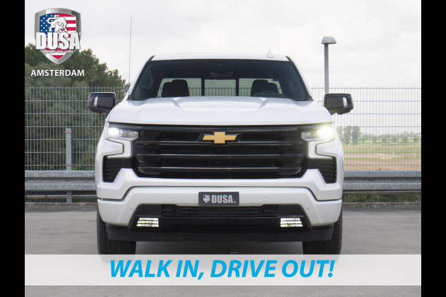 Chevrolet Silverado | 1500 | 6.2 V8 | High Country | Black Ops Schuif kanteldak | Trekhaak | LED | Getoonde accessoires zijn verkrijgbaar tegen meerprijs