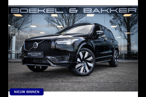 Volvo XC90 T8 Recharge AWD ULTRA DARK - LONG RANGE - B&W- LUCHTVERING-Trekhaak wegklapbaar - Panoramadak -