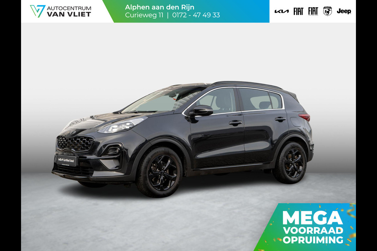 Kia Sportage 1.6 T-GDI Black Edition | Navigatie | achteruitrijcamera | Schuifkanteldak |