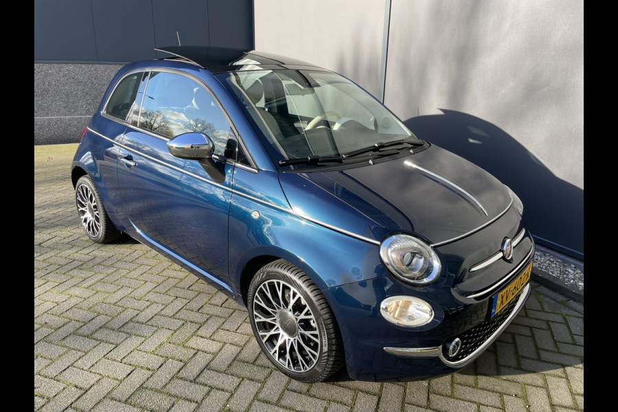 Fiat 500 0.9 TwinAir Turbo Collezione Climate control - cruise control - navigatie full map - u-connect - USB/AUX - Multi functioneel lederen stuurwiel - Mistlampen - Ramen elektrisch voor - Licht metalen velgen