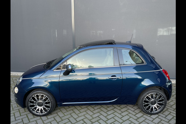 Fiat 500 0.9 TwinAir Turbo Collezione Climate control - cruise control - navigatie full map - u-connect - USB/AUX - Multi functioneel lederen stuurwiel - Mistlampen - Ramen elektrisch voor - Licht metalen velgen