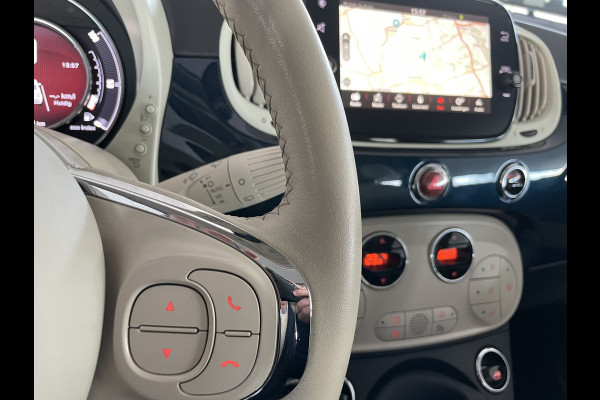 Fiat 500 0.9 TwinAir Turbo Collezione Climate control - cruise control - navigatie full map - u-connect - USB/AUX - Multi functioneel lederen stuurwiel - Mistlampen - Ramen elektrisch voor - Licht metalen velgen