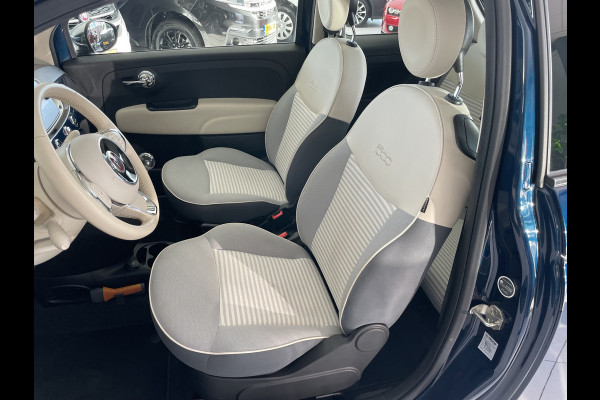 Fiat 500 0.9 TwinAir Turbo Collezione Climate control - cruise control - navigatie full map - u-connect - USB/AUX - Multi functioneel lederen stuurwiel - Mistlampen - Ramen elektrisch voor - Licht metalen velgen