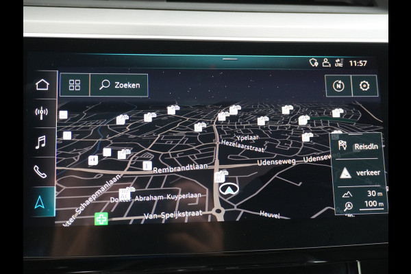 Audi e-tron E-Tron 55 95kWh 408PK Quattro S-LINE Leder/Alcantara Audi-Connect Virtual-Cockpit Park-Assist 20"lmv S-Line- Sport-Stoel+Verwarm Led WiFi Connected-Services Apple-Carplay Android Keyless-Go PTC Interieur-Voorverwarming/koeling Electr.-A-Klep Priv.Glass Niveau-regeling(Automatisch) ESP Hill-Hold Rijstrook Chroompakket Priv.Glas Donkere Hemel Dakspoiler Botsherkenning+Waarschuwing AEB Connected-Services Rijstrooksensor Origin.Nederlandse Auto