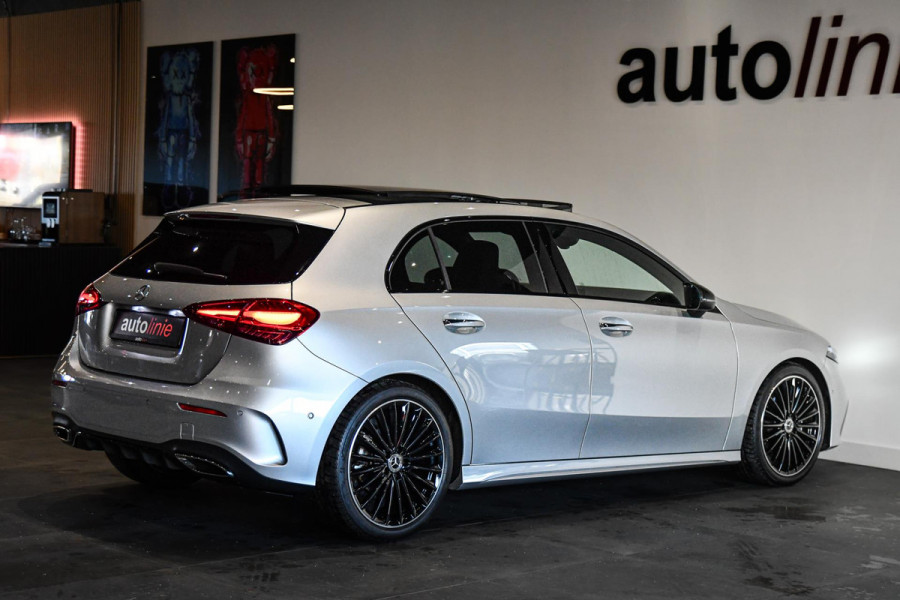 Mercedes-Benz A-Klasse 180 AMG Night ed. Pano, Memory,BTW, Keyless, Dodeh, Camera, 19'', Multibeam!