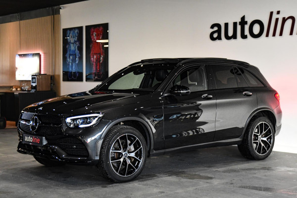 Mercedes-Benz GLC 300e 4MATIC AMG Night. BTW, Pano, Memory, 360, Virtual, Burm, Keyless, CarPlay, Multibeam, Sfeer!