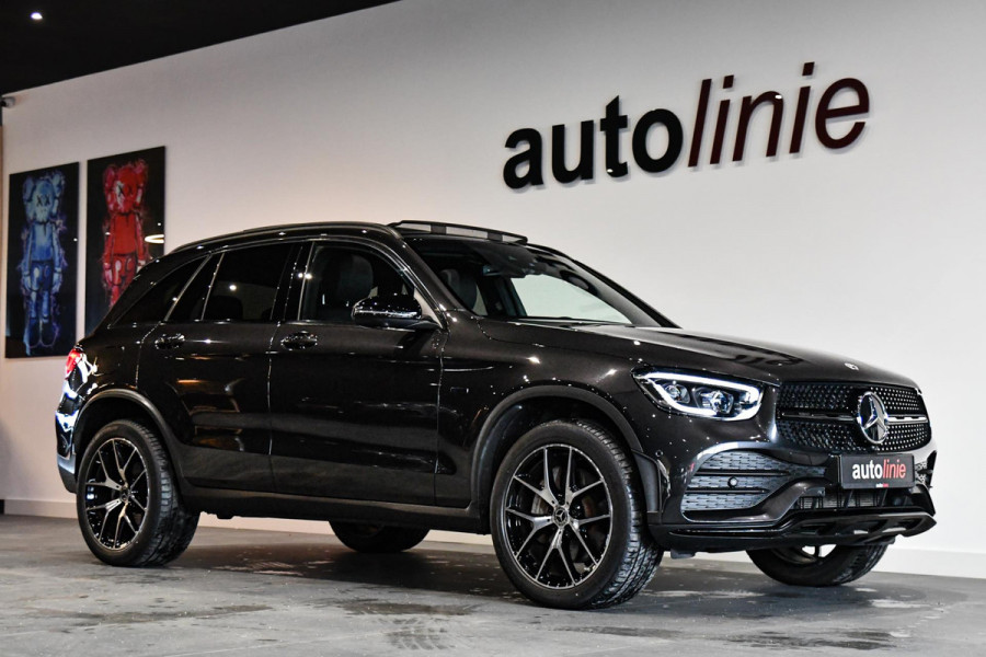 Mercedes-Benz GLC 300e 4MATIC AMG Night. BTW, Pano, Memory, 360, Virtual, Burm, Keyless, CarPlay, Multibeam, Sfeer!