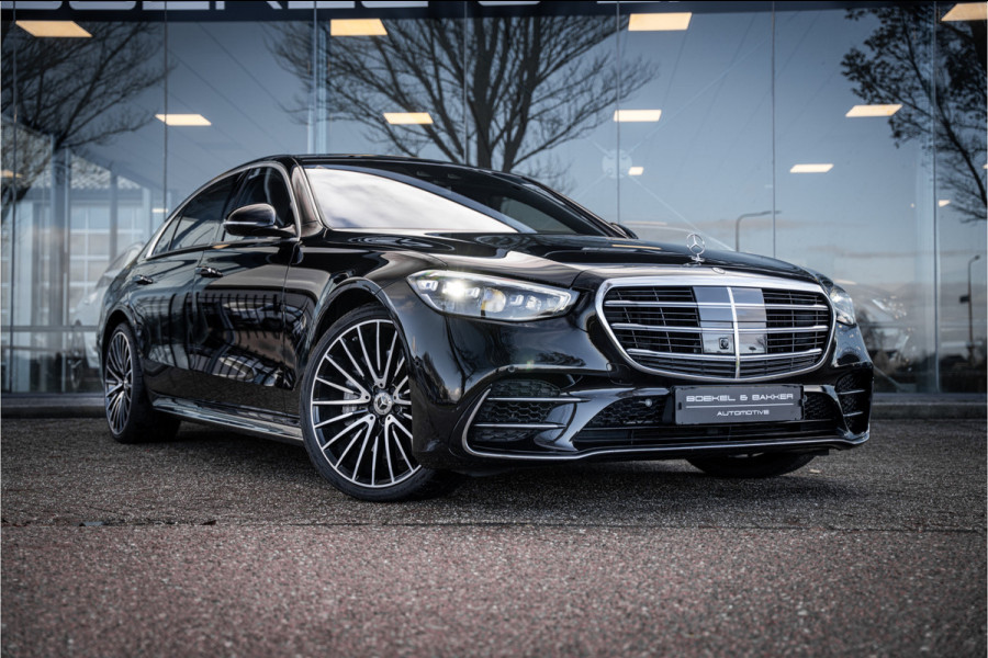 Mercedes-Benz S-Klasse 580 (525pk) V8 4MATIC Lang AMG Line NP 236K - Origineel NL geleverd!