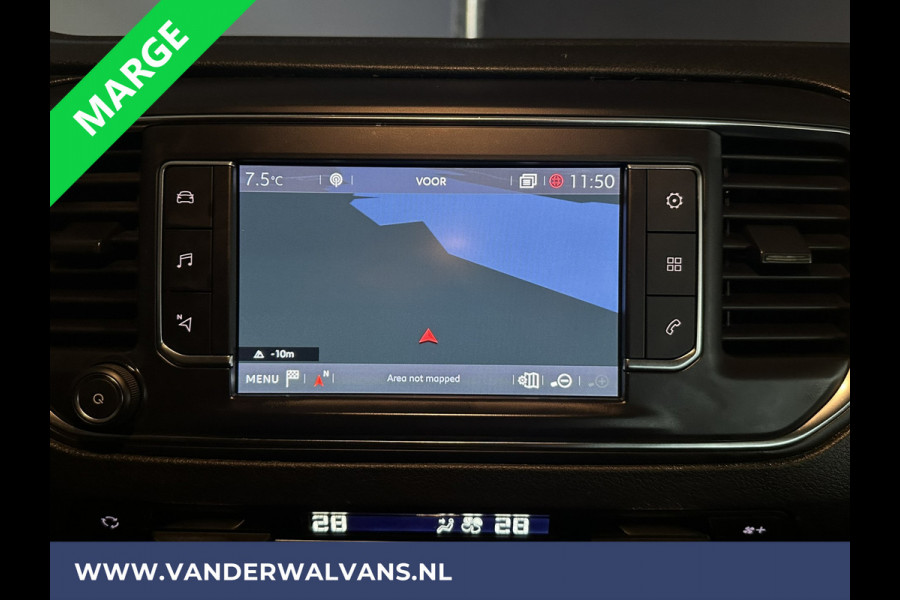 Citroën Jumpy 2.0 BlueHDI **MARGE, GEEN BTW, GEEN BPM** 123pk L3H1 XL Dubbel cabine Euro6 Airco | Navigatie Cruisecontrol, Apple Carplay, Trekhaak, Parkeersensoren, 5-Zits