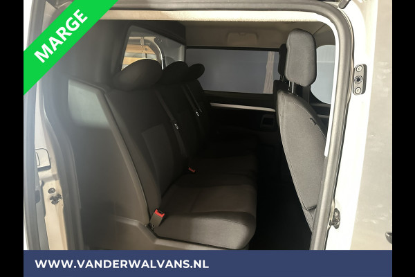 Citroën Jumpy 2.0 BlueHDI **MARGE, GEEN BTW, GEEN BPM** 123pk L3H1 XL Dubbel cabine Euro6 Airco | Navigatie Cruisecontrol, Apple Carplay, Trekhaak, Parkeersensoren, 5-Zits