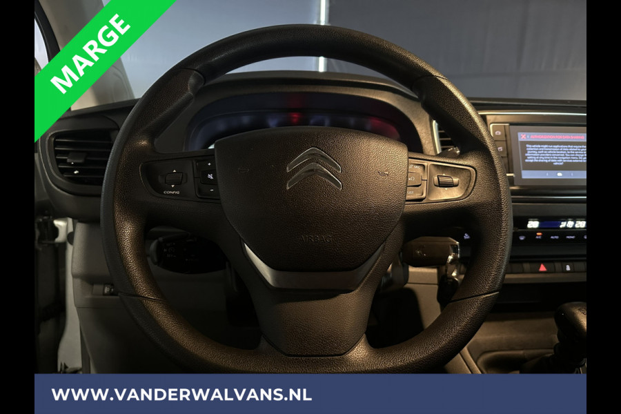 Citroën Jumpy 2.0 BlueHDI **MARGE, GEEN BTW, GEEN BPM** 123pk L3H1 XL Dubbel cabine Euro6 Airco | Navigatie Cruisecontrol, Apple Carplay, Trekhaak, Parkeersensoren, 5-Zits