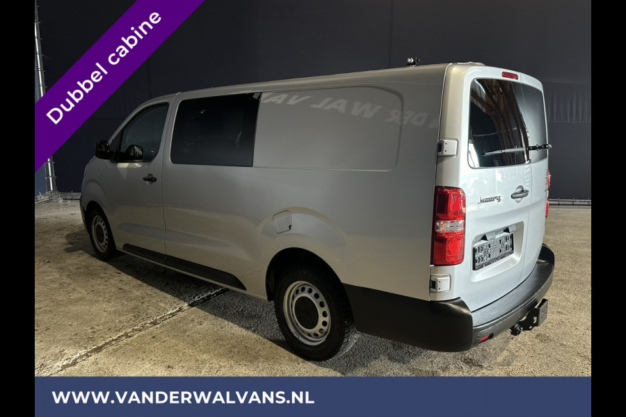 Citroën Jumpy 2.0 BlueHDI **MARGE, GEEN BTW, GEEN BPM** 123pk L3H1 Dubbel cabine Euro6 Airco | Navigatie Cruisecontrol, Apple Carplay, Trekhaak, Parkeersensoren, 5-Zits