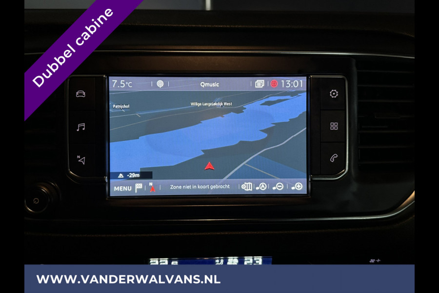 Citroën Jumpy 2.0 BlueHDI **MARGE, GEEN BTW, GEEN BPM** 123pk L3H1 Dubbel cabine Euro6 Airco | Navigatie Cruisecontrol, Apple Carplay, Trekhaak, Parkeersensoren, 5-Zits