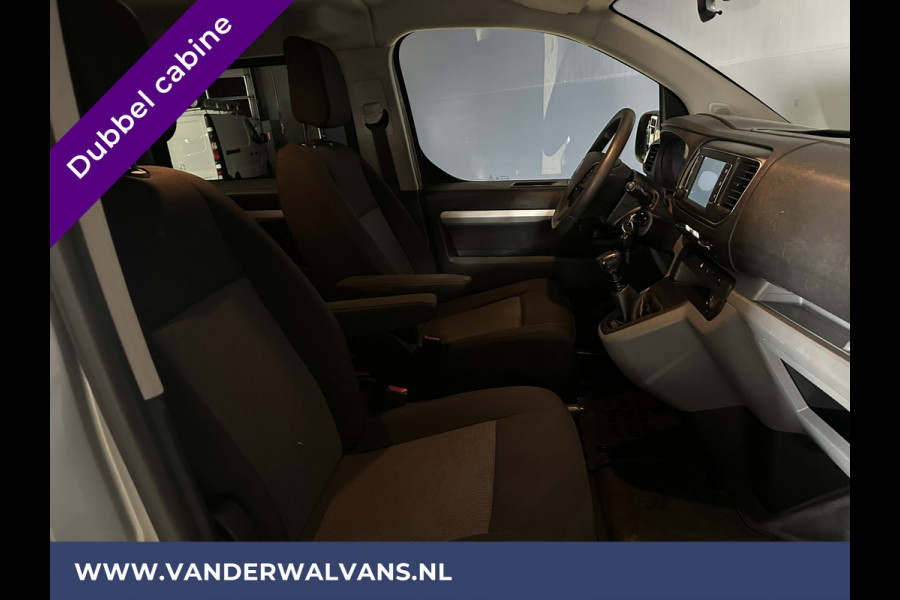 Citroën Jumpy 2.0 BlueHDI **MARGE, GEEN BTW, GEEN BPM** 123pk L3H1 Dubbel cabine Euro6 Airco | Navigatie Cruisecontrol, Apple Carplay, Trekhaak, Parkeersensoren, 5-Zits