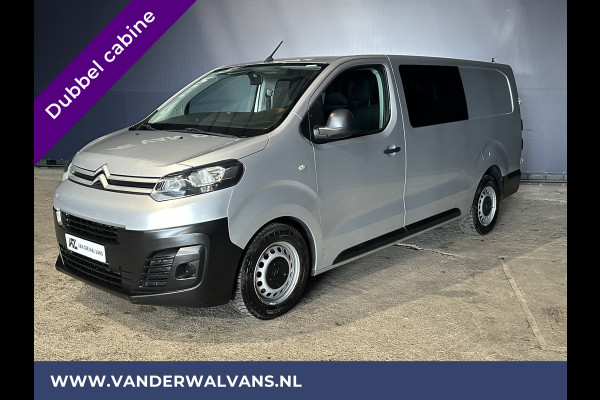 Citroën Jumpy 2.0 BlueHDI **MARGE, GEEN BTW, GEEN BPM** 123pk L3H1 Dubbel cabine Euro6 Airco | Navigatie Cruisecontrol, Apple Carplay, Trekhaak, Parkeersensoren, 5-Zits