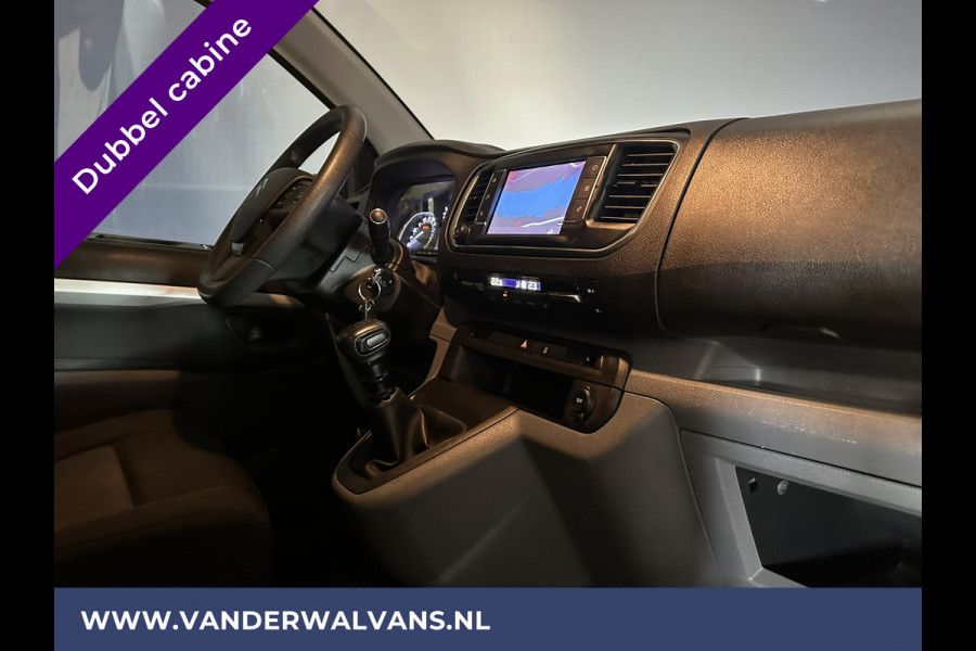 Citroën Jumpy 2.0 BlueHDI **MARGE, GEEN BTW, GEEN BPM** 123pk L3H1 Dubbel cabine Euro6 Airco | Navigatie Cruisecontrol, Apple Carplay, Trekhaak, Parkeersensoren, 5-Zits