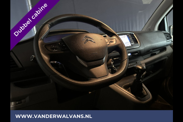 Citroën Jumpy 2.0 BlueHDI **MARGE, GEEN BTW, GEEN BPM** 123pk L3H1 Dubbel cabine Euro6 Airco | Navigatie Cruisecontrol, Apple Carplay, Trekhaak, Parkeersensoren, 5-Zits