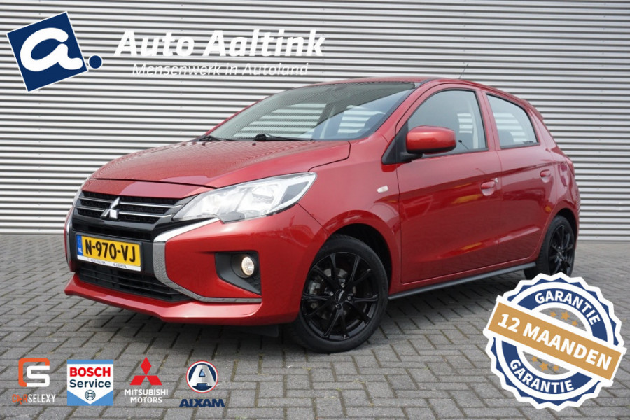 Mitsubishi Space Star 1.2 Cool+ CARPLAY | AIRCO | 15'LM ZWARTE LM VELGEN | 4S BAND!