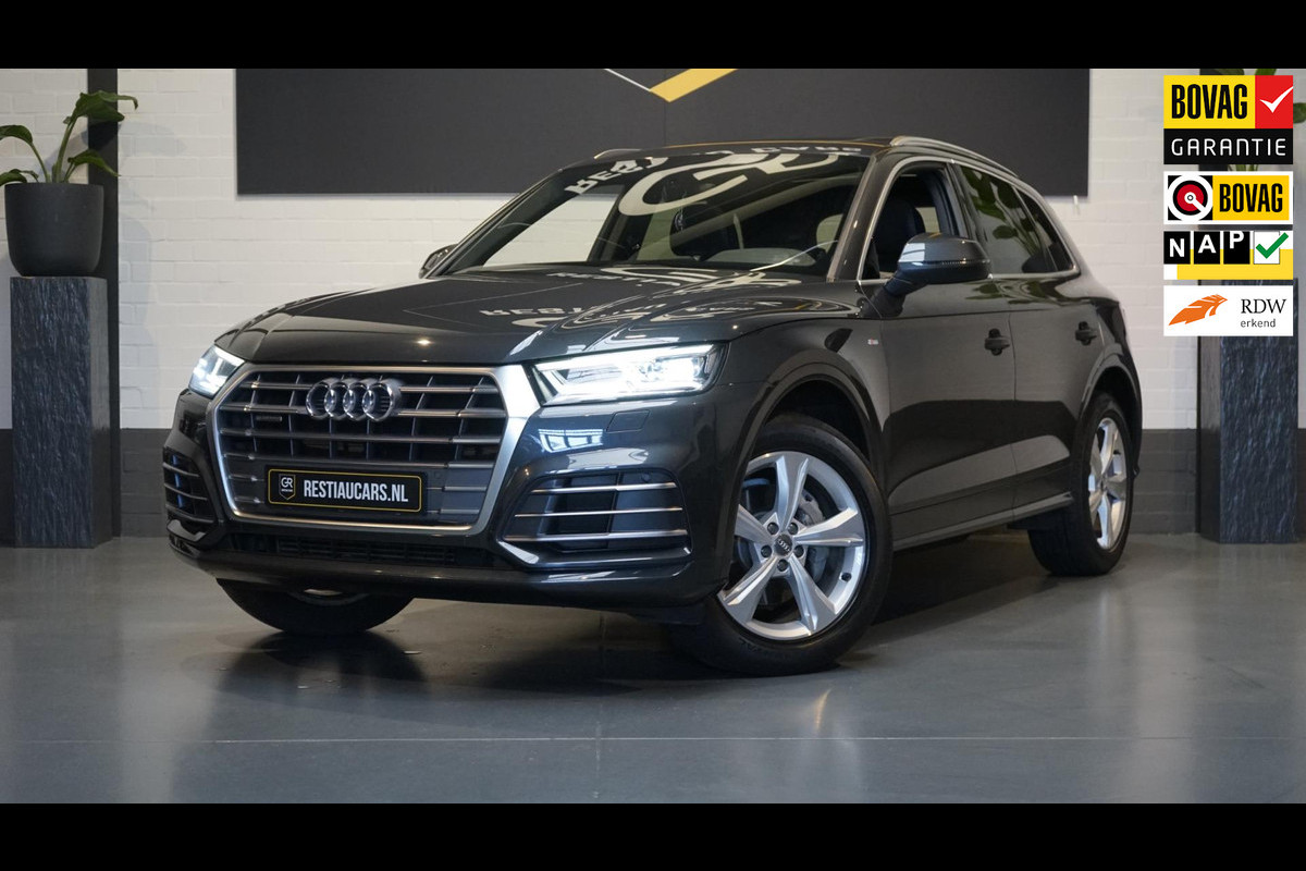 Audi Q5 2.0 TFSI Quattro S-line 252PK AUTOMAAT-ACC-B&O-CAMERA-CLIMA-PANO-NAVIGATIE-PANORAMA-VIRTUEEL