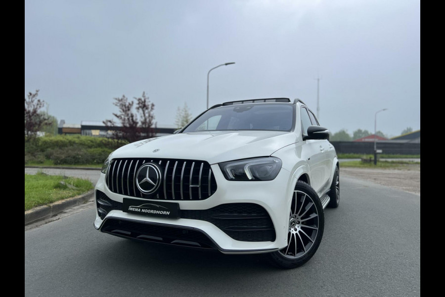 Mercedes-Benz GLE 350 de 4MATIC AMG Panoramadak|Burmester® |Luchtvering|Carbon|Camera 360°|Head-up|TV|Keyless|Sfeerverlichting