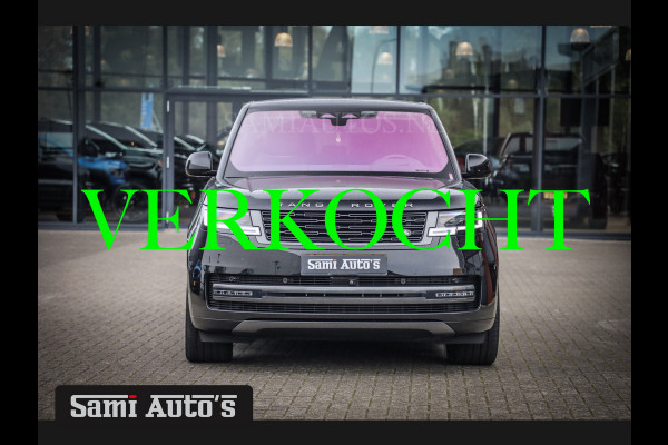 Land Rover Range Rover VOGUE | AUTOBIOGRAPHY | LWB | 7 PERSOONS | D350 MHEV | BLACK ON BLACK | SOFTCLOSE | HUD | MASSAGE | VOLLE UITVOERING | LAND ROVER FABRIEKSGARANTIE TOT 23-06-2026 |