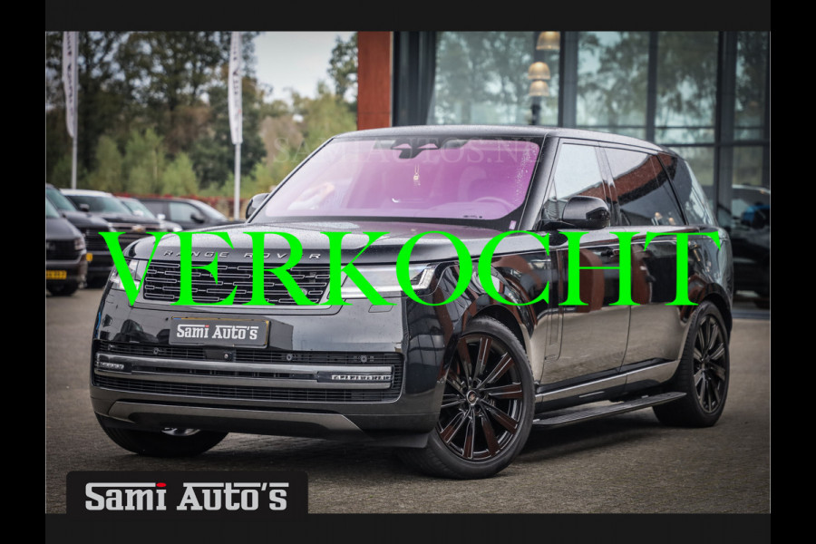 Land Rover Range Rover VOGUE | AUTOBIOGRAPHY | LWB | 7 PERSOONS | D350 MHEV | BLACK ON BLACK | SOFTCLOSE | HUD | MASSAGE | VOLLE UITVOERING | LAND ROVER FABRIEKSGARANTIE TOT 23-06-2026 |