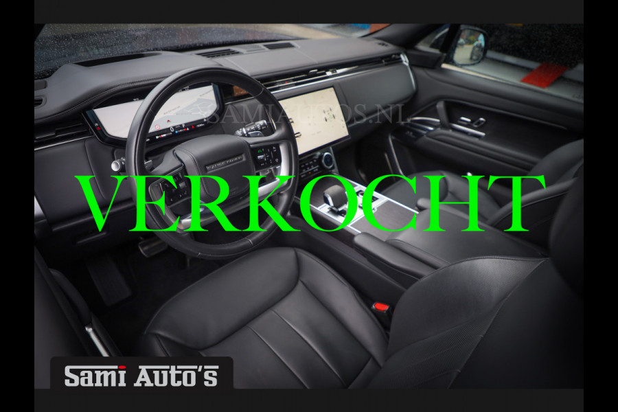 Land Rover Range Rover VOGUE | AUTOBIOGRAPHY | LWB | 7 PERSOONS | D350 MHEV | BLACK ON BLACK | SOFTCLOSE | HUD | MASSAGE | VOLLE UITVOERING | LAND ROVER FABRIEKSGARANTIE TOT 23-06-2026 |