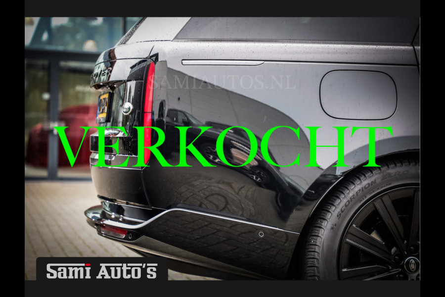 Land Rover Range Rover VOGUE | AUTOBIOGRAPHY | LWB | 7 PERSOONS | D350 MHEV | BLACK ON BLACK | SOFTCLOSE | HUD | MASSAGE | VOLLE UITVOERING | LAND ROVER FABRIEKSGARANTIE TOT 23-06-2026 |