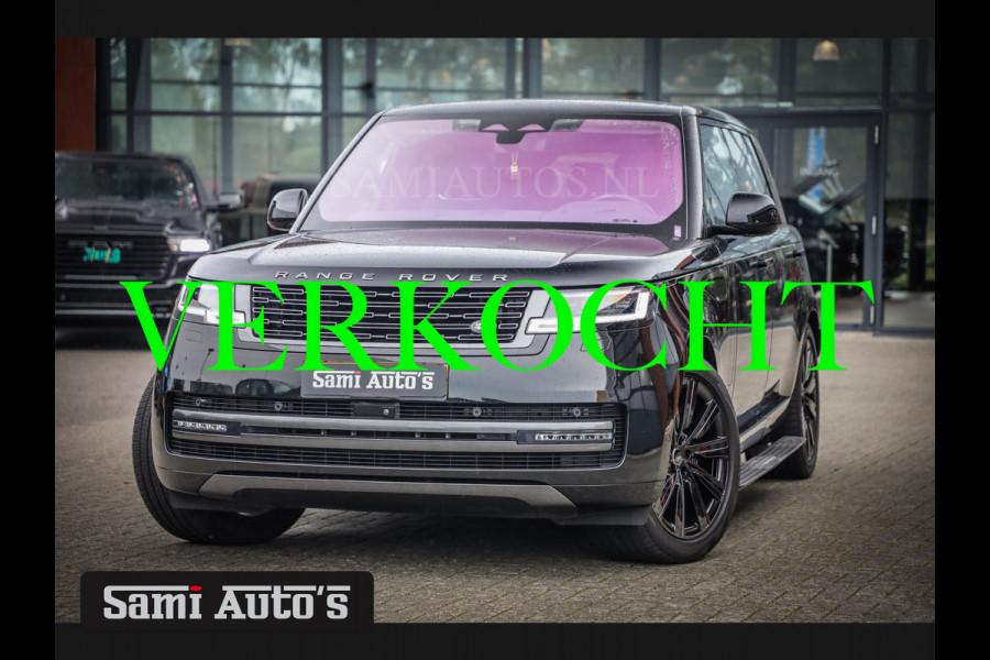 Land Rover Range Rover VOGUE | AUTOBIOGRAPHY | LWB | 7 PERSOONS | D350 MHEV | BLACK ON BLACK | SOFTCLOSE | HUD | MASSAGE | VOLLE UITVOERING | LAND ROVER FABRIEKSGARANTIE TOT 23-06-2026 |