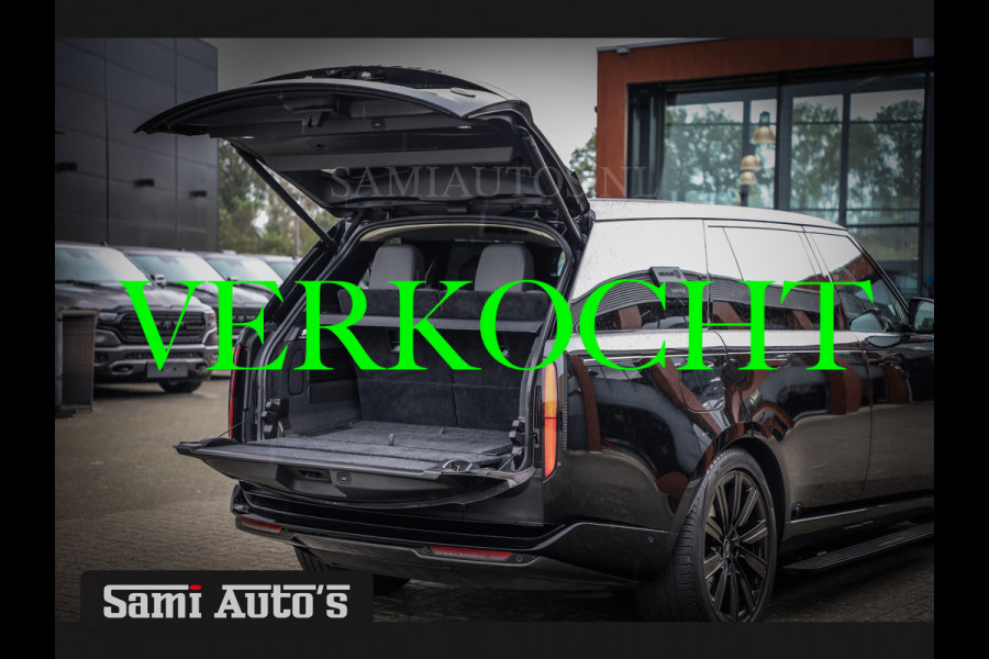 Land Rover Range Rover VOGUE | AUTOBIOGRAPHY | LWB | 7 PERSOONS | D350 MHEV | BLACK ON BLACK | SOFTCLOSE | HUD | MASSAGE | VOLLE UITVOERING | LAND ROVER FABRIEKSGARANTIE TOT 23-06-2026 |