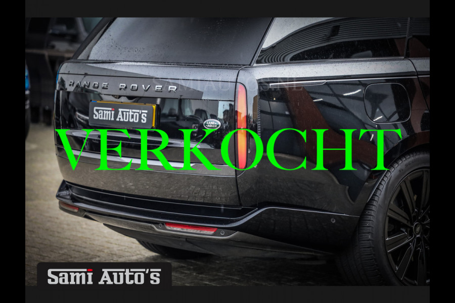 Land Rover Range Rover VOGUE | AUTOBIOGRAPHY | LWB | 7 PERSOONS | D350 MHEV | BLACK ON BLACK | SOFTCLOSE | HUD | MASSAGE | VOLLE UITVOERING | LAND ROVER FABRIEKSGARANTIE TOT 23-06-2026 |