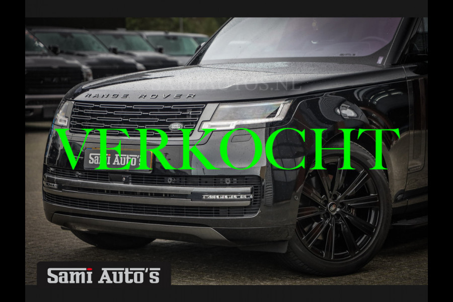 Land Rover Range Rover VOGUE | AUTOBIOGRAPHY | LWB | 7 PERSOONS | D350 MHEV | BLACK ON BLACK | SOFTCLOSE | HUD | MASSAGE | VOLLE UITVOERING | LAND ROVER FABRIEKSGARANTIE TOT 23-06-2026 |