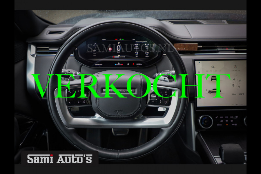 Land Rover Range Rover VOGUE | AUTOBIOGRAPHY | LWB | 7 PERSOONS | D350 MHEV | BLACK ON BLACK | SOFTCLOSE | HUD | MASSAGE | VOLLE UITVOERING | LAND ROVER FABRIEKSGARANTIE TOT 23-06-2026 |