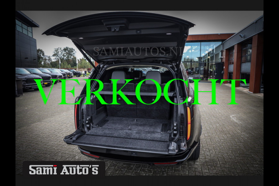 Land Rover Range Rover VOGUE | AUTOBIOGRAPHY | LWB | 7 PERSOONS | D350 MHEV | BLACK ON BLACK | SOFTCLOSE | HUD | MASSAGE | VOLLE UITVOERING | LAND ROVER FABRIEKSGARANTIE TOT 23-06-2026 |