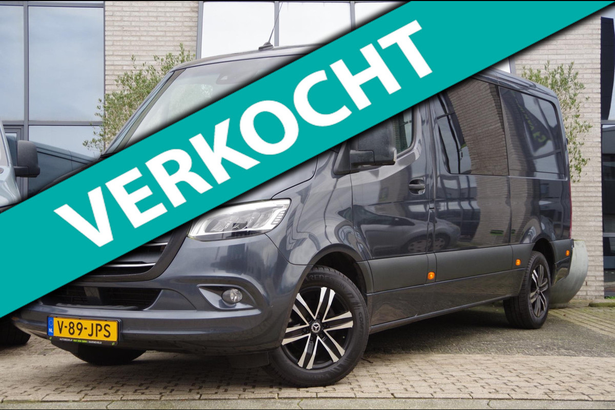 Mercedes-Benz Sprinter 319 3.0 CDI V6 L2H1 AUT. LED, LEDER, 3.5T TH, LUCHTVERING, ADAPT. CRUISE, CAMERA, NAVI, CLIMA, STANDKACHEL