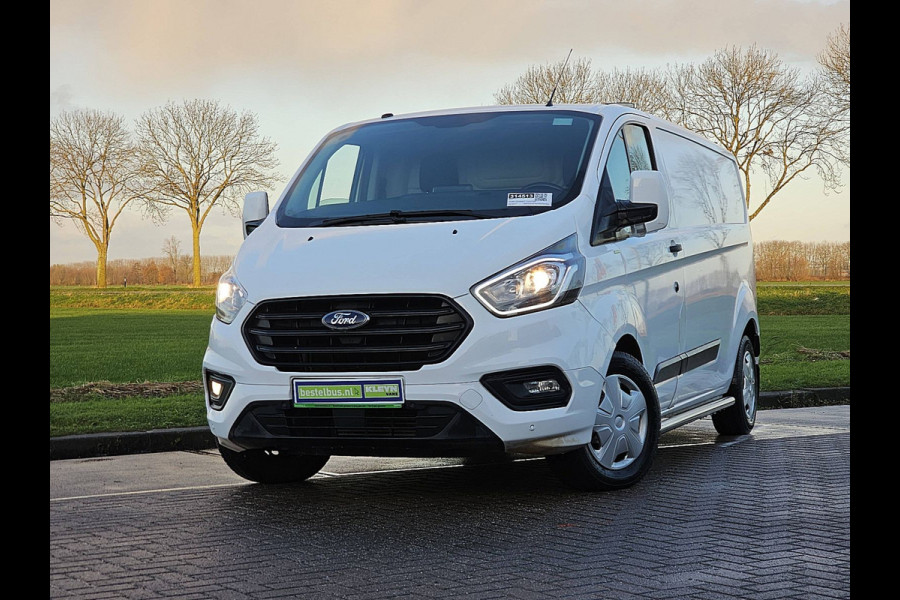 Ford Transit Custom 320 2.0 TDCI L2H1 Trend Navi Wp-Inrichting Airco Trekhaak Sidebars 130Pk Euro6 Oh-Historie NAP!