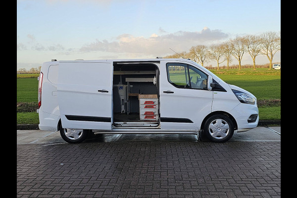 Ford Transit Custom 320 2.0 TDCI L2H1 Trend Navi Wp-Inrichting Airco Trekhaak Sidebars 130Pk Euro6 Oh-Historie NAP!