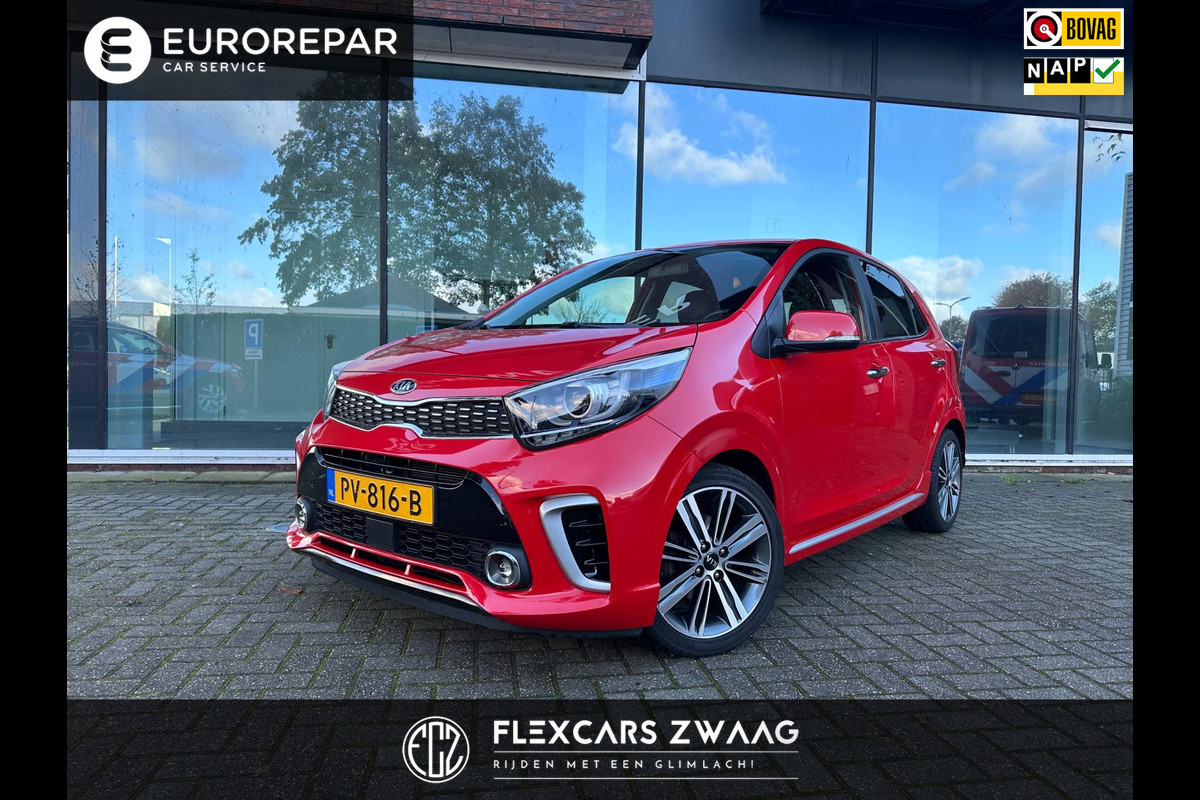 Kia Picanto 1.2 CVVT GT-Line - Leder - Navi - Parkeerhulp - Airco - Org.NL