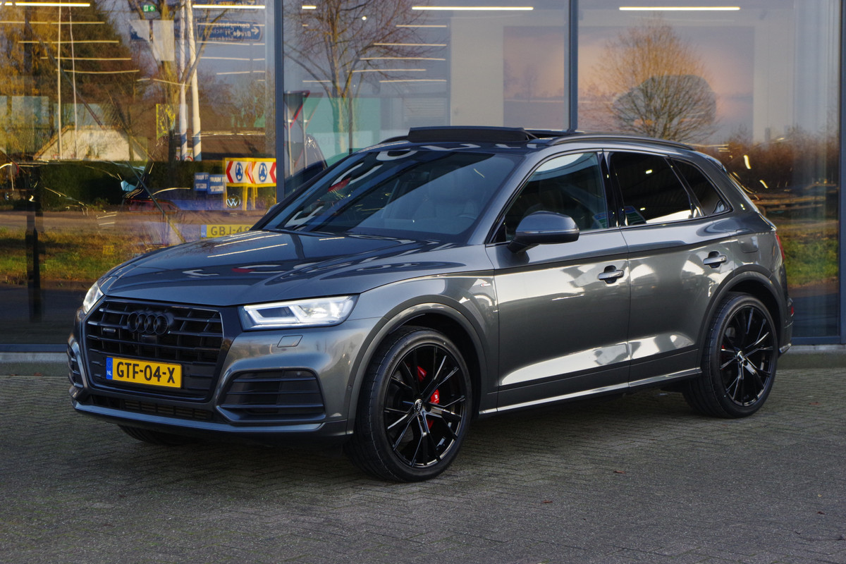 Audi Q5 55 TFSI e Quattro 367 PK Competition PHEV, Luchtvering, Panoramadak, RS-Sportstoelen, B&O Sound, 360 Camera