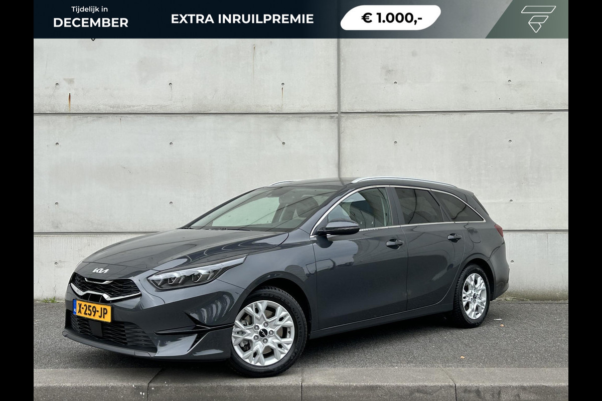 Kia Ceed Sportswagon 1.0 T-GDi DynamicPlusLine | Camera | Navi | H-Leder | Stuur-/Stoelverwarming | Clima | Key-Less | Apple CarPlay/Android Auto | PDC | Cruise | LED |