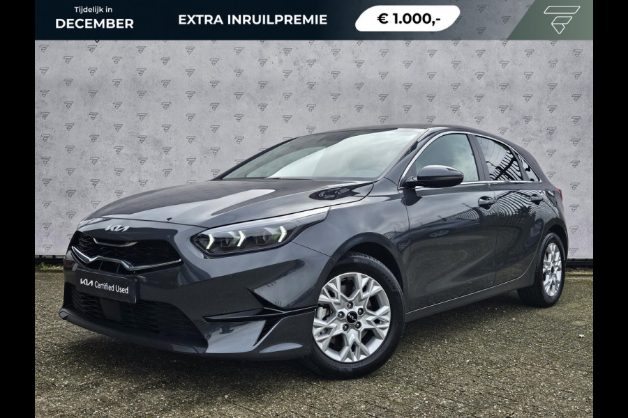 Kia Ceed 1.0 T-GDi DynamicPlusLine | Camera | Navi | H-Leder | Stuur-/Stoelverwarming | Key-Less | Clima | Apple CarPlay/Android Auro | PDC | Cruise | LED |