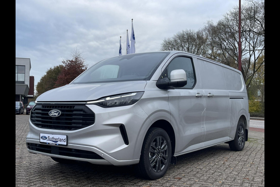 Ford Transit Custom 320 2.0 TDCI L2H1 Limited SCI  170pk Automaat! | 5 jaar garantie |  17 inch velgen | Dubbele schuifdeur | Draadloos opladen | Reservewiel |  70L brandstoftank | Trekhaak