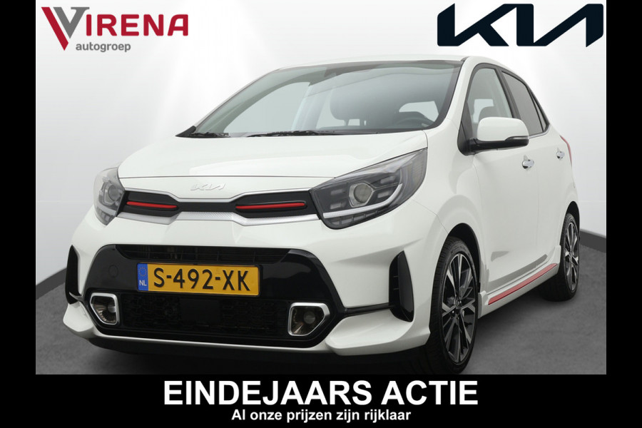 Kia Picanto 1.0 T-GDi GT-Line 5p - Navigatie - Cruise Control - Lichtmetalen Velgen 15" - Climate Control - Apple/Android Carplay Fabrieksgarantie tot 26-04-2030