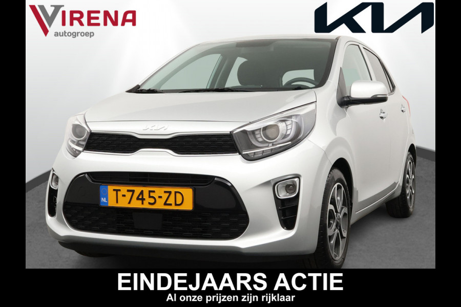 Kia Picanto 1.0 DPi DynamicPlusLine - Keyless Entry - Cruise Control - Climate Control - Navigatie - Leder - Fabrieksgarantie Tot 2030