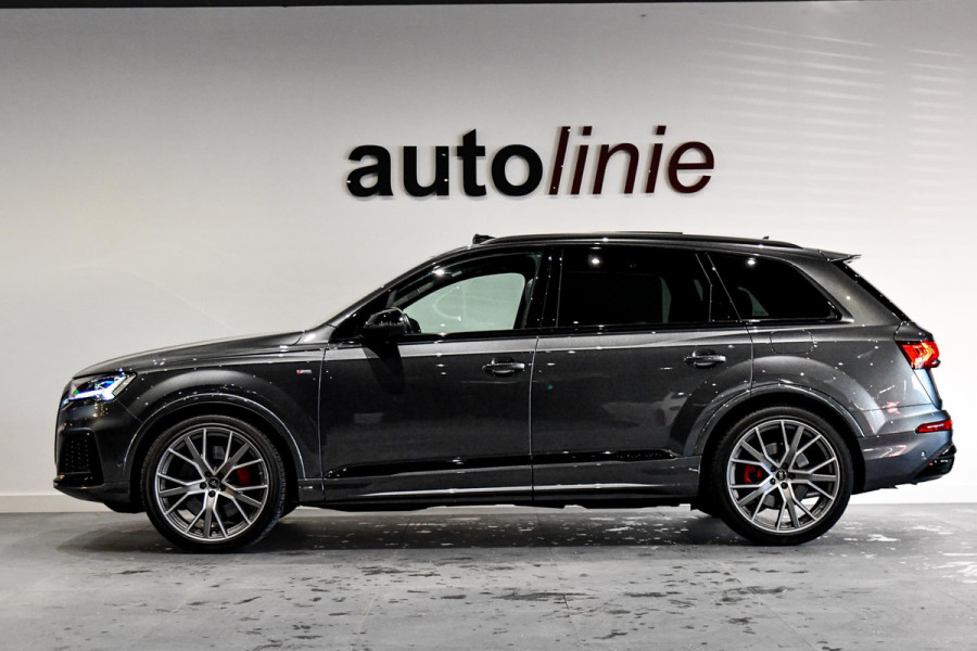 Audi Q7 60 TFSI e quattro Competition, BTW, RS zetels, Alcantara hemel, Massage, Koeling, Softclose, 360, HUD, ACC, Pano, Laser!