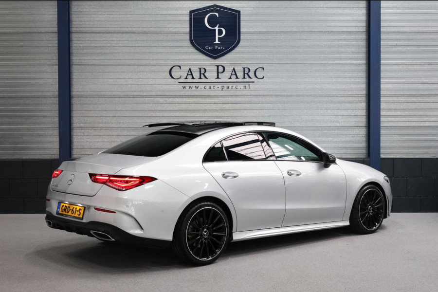 Mercedes-Benz CLA-Klasse 200 AMG MULTIBEAM/VIRTUAL/SFEER/PANO/ALCANTARA+S.VERWARMING+MEMORY/19" LMV/CAM/ACC/ECC/12 MDN GARANTIE!