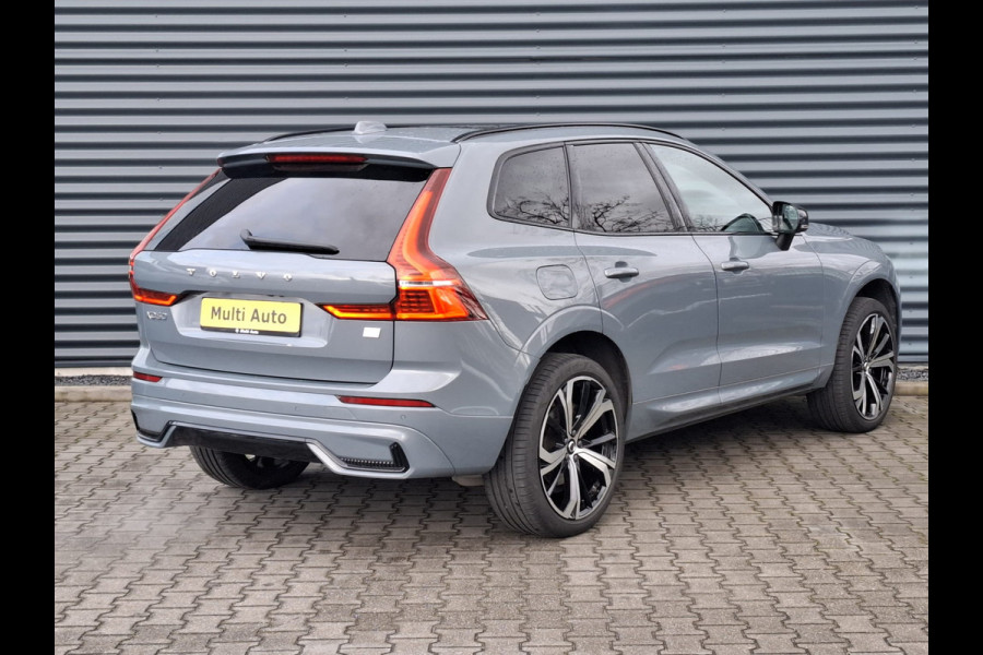 Volvo XC60 Recharge T6 AWD R-Design Plug in Hybrid Facelift PHEV | Nieuw Model | Luchtvering | Panodak | Lederen Sportstoelen Memory | Trekhaak af Fabriek | Google Assistant | Adaptive Cruise | Harman Kardon | Head Up | Navigatie | Apple Carplay | L.M