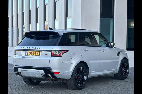 Land Rover Range Rover Sport 2.0 P400e HSE Dynamic, SVO Premium pallette mat silver, pano,luchtv,memory,21", leder